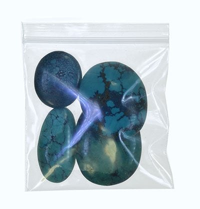 uGems 3"" X 3"" 6 mil Heavy-Duty Puncture Resistant Clear Reclosable Resealable Zipper Bags, 100 - Image 2